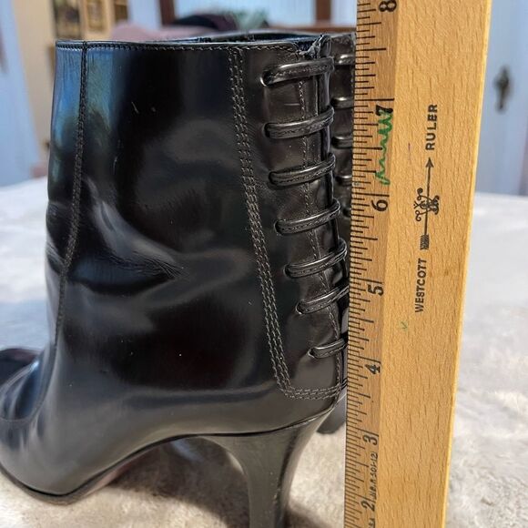 Via spiga structured square toe leather boots - Picture 3 of 10